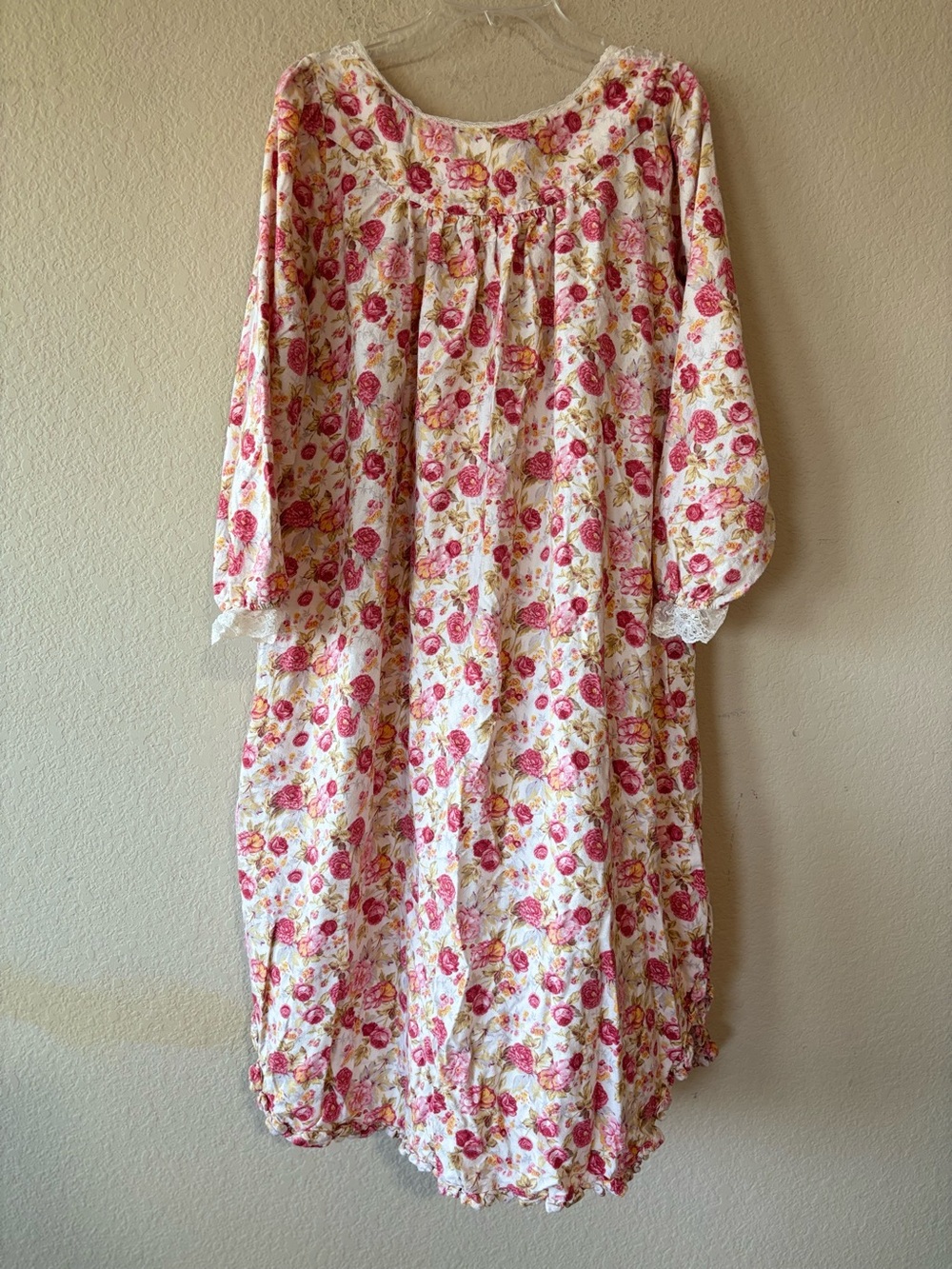 Victoria's Secret Vintage Gold Label Floral Lace Nightgown P/S - Picture 7 of 9